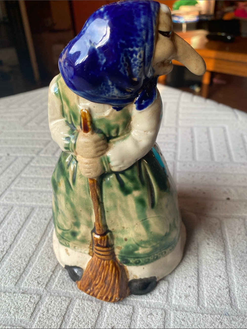 Rare Vintage RJ Drinkwater Cassandra Kitchen Witch Utensils Holder~Baba Yaga - Picture 3 of 4
